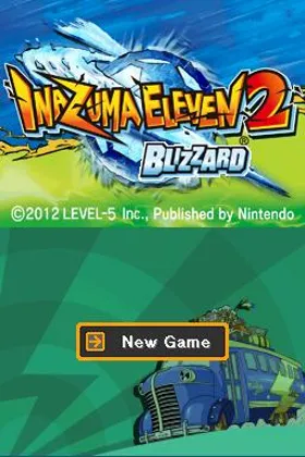 Inazuma Eleven 2 - Kyoui no Shinryakusha - Blizzard (Japan) (Rev 1) screen shot title